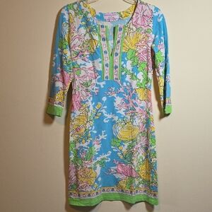 Barbara Gerwit by Tabitha Multicolor Summer Dress.  Size Small